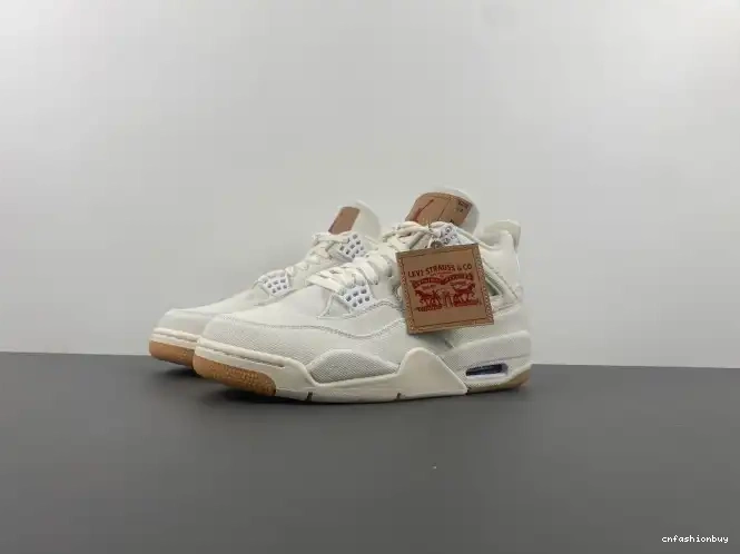 AO2571-100 Jordan 4 Levi's Air 'White' x 0629